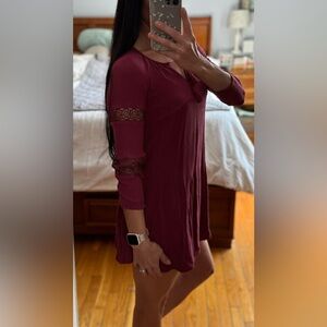 Old Navy maroon dress